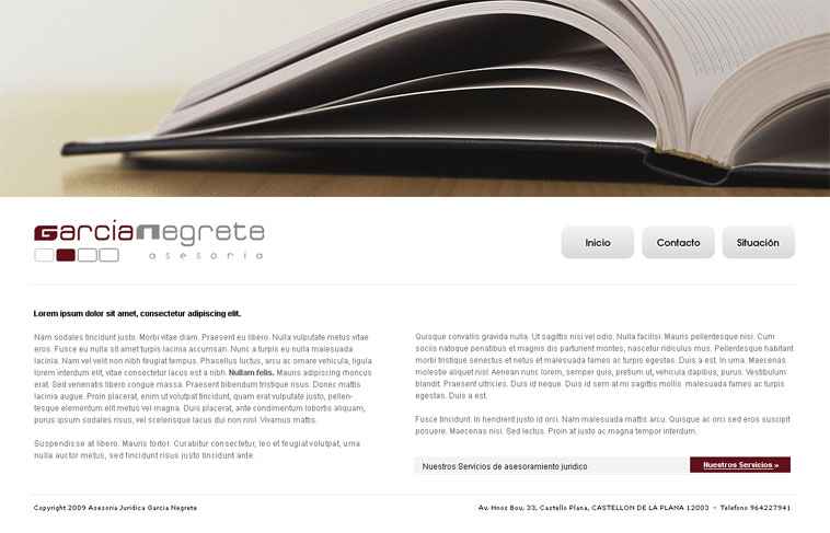 Diseño web Asesoria Garcia Negrete